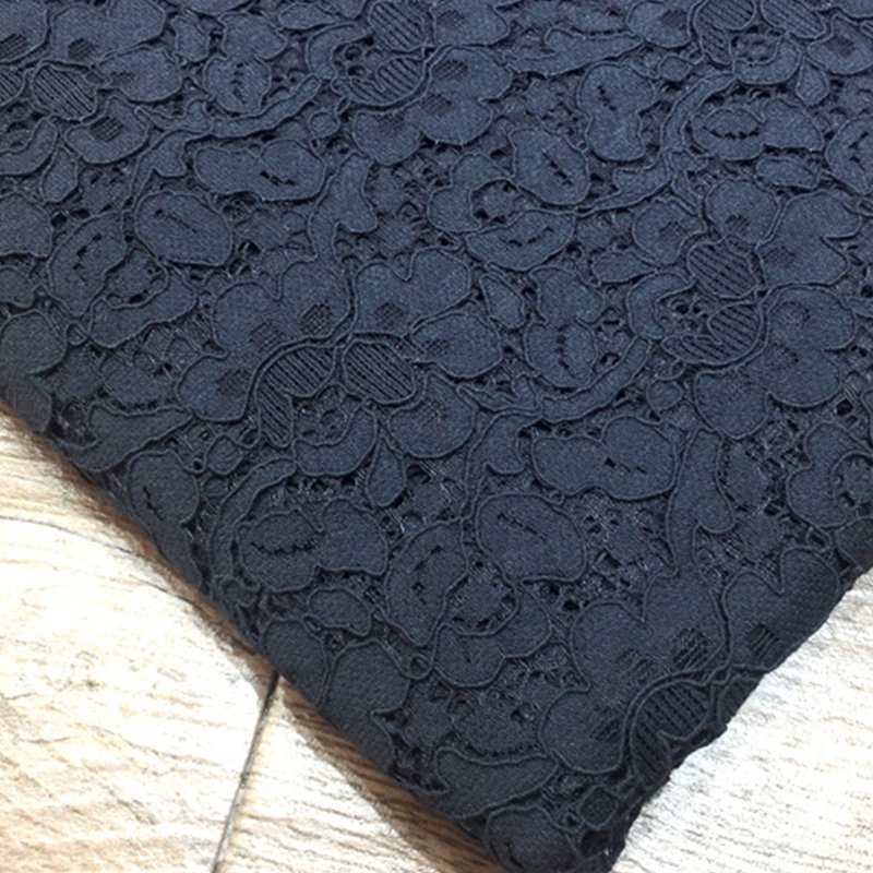 Lace Fabric Cutwork Sleepwear Nylon for Loungewear Wholesale Supplier 7